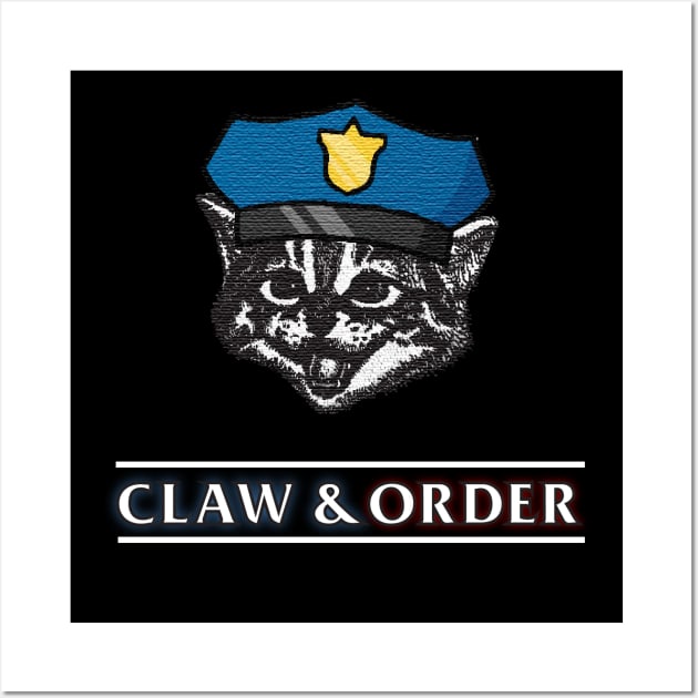 Law and order Cat Wall Art by AJDP23